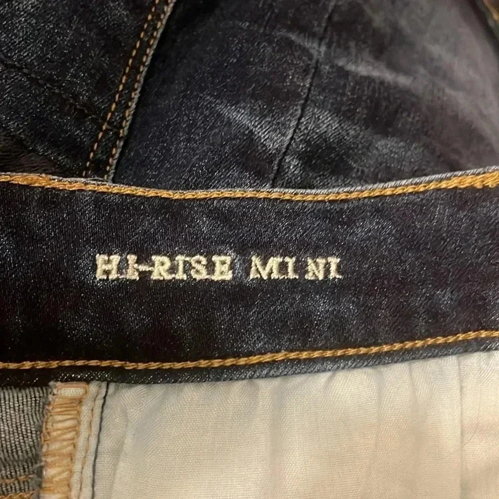 S American Eagle Denim skirt Jean size 2 blue jeans high rise mini
